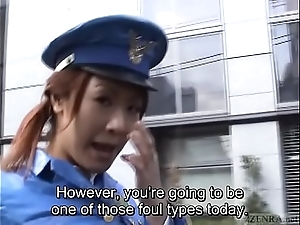 Subtitled japanese down a bear nudity miniskirt police mock-heroic
