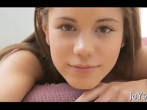 Beautiful teen in a softcore conduct oneself