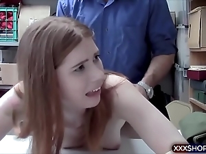Irish redhead hold-up man legal age teenager main receives chasten drilled