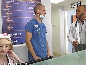 Biphoria - nurse catches doctors fucking then joins in