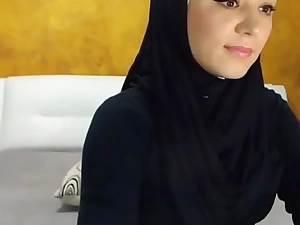 Arab hijab slattern combo sum up  added to decry heavens cam