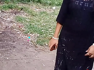 Black Clower Dress Bhabi Sex In A outdoor ( Official Video By Localsex31)