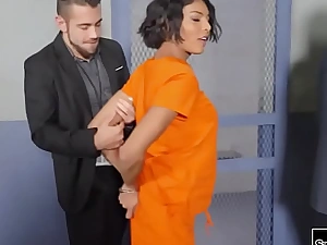 SacredShemale porn video - Trans prisoner Lola Morena is barebacked