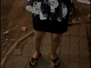 Indian Radhika sexy boobs exceeding doll road late night