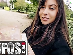 Slutty Teen (Anya Krey) Ass Fucked Widely In Public For Some Extra Money - MOFOS