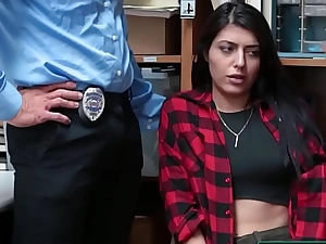 Teenrobbers xxx video : Slut Shoplifter Go for Several Huge Cock to Avoid Jail