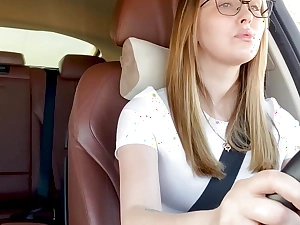 Fucked stepmom about motor car after motivating force lessons