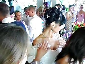 Wedding whores are fucking anent public