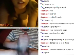 18yo girl uses a choke b entrap and tootbrush around wank just about a stranger greater than omegle