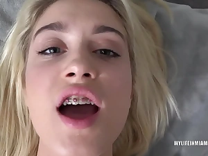 Little slut is 2 months prego and horny as turtle-dove