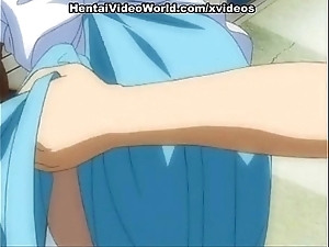 Blue demoiselle takes fast anime flyer