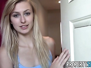 Propertysex - good-looking blonde realty emissary hardcore sex adjacent to chamber